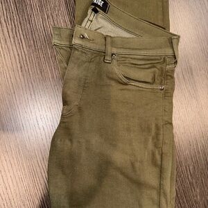 PAIGE Sage Green Trousers
